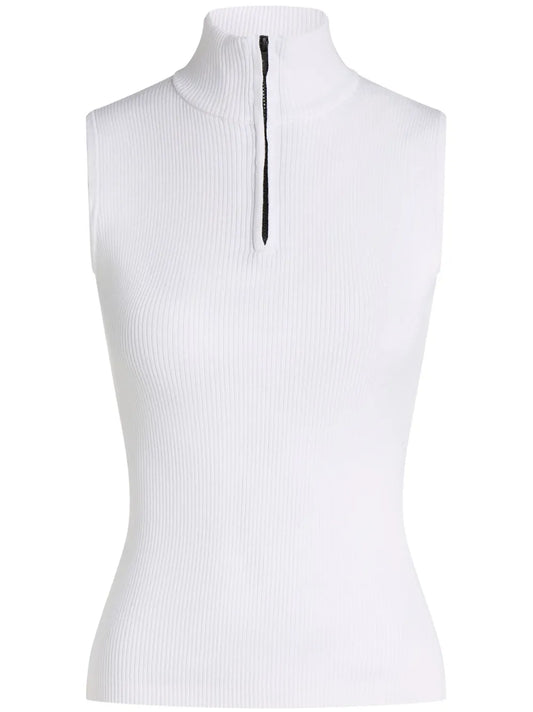 Sleeveless Knitted Top