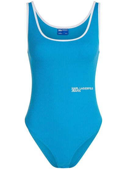 Logo-Embroidered Bodysuit