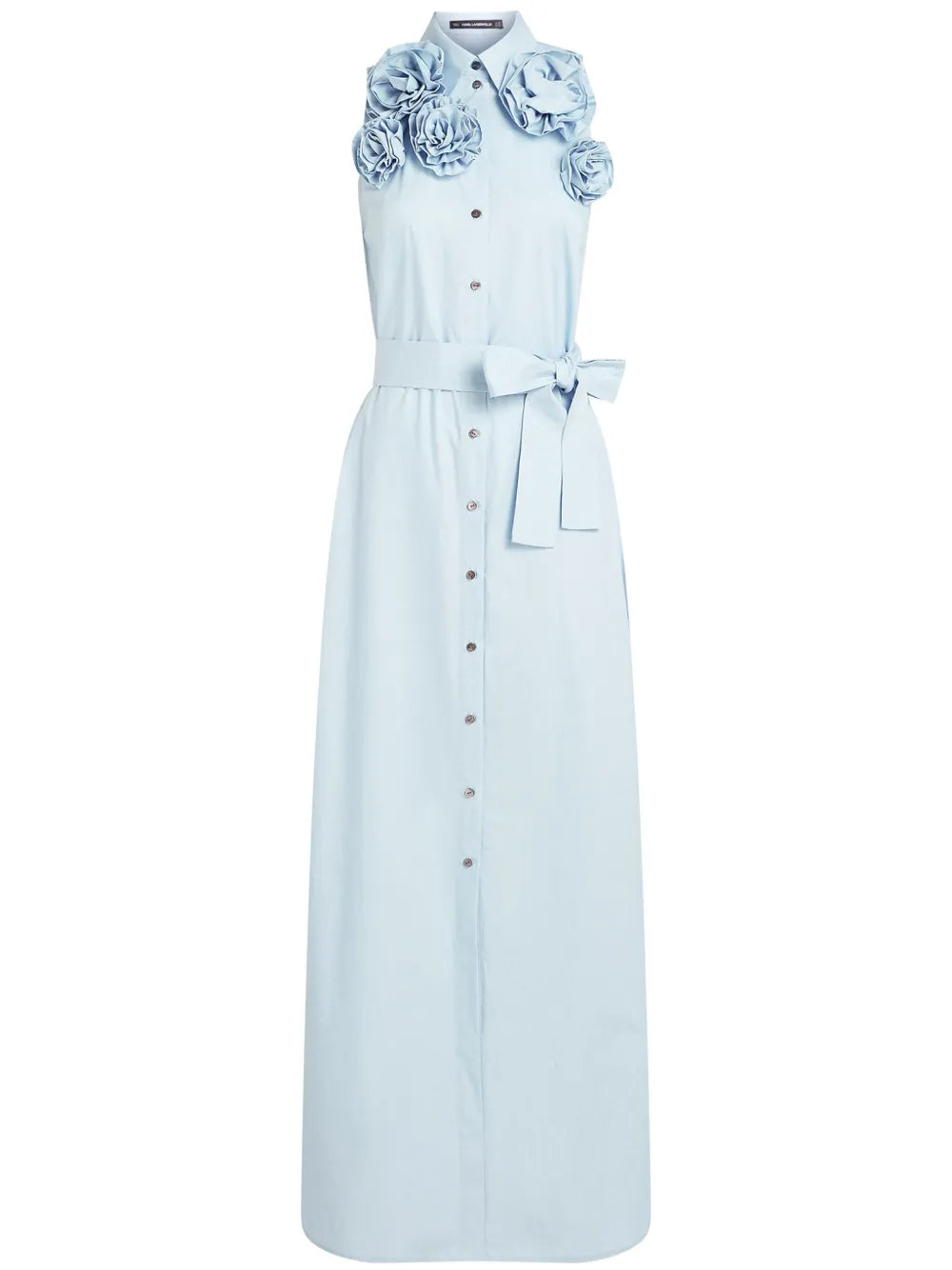 Floral Appliqué Maxi Dress
