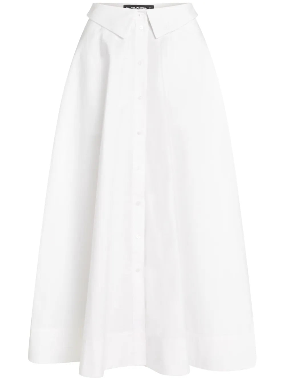 Poplin Midi Skirt
