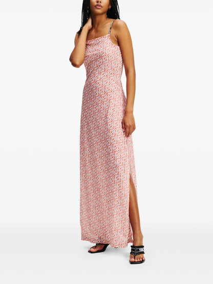 Monogram-Print Dress