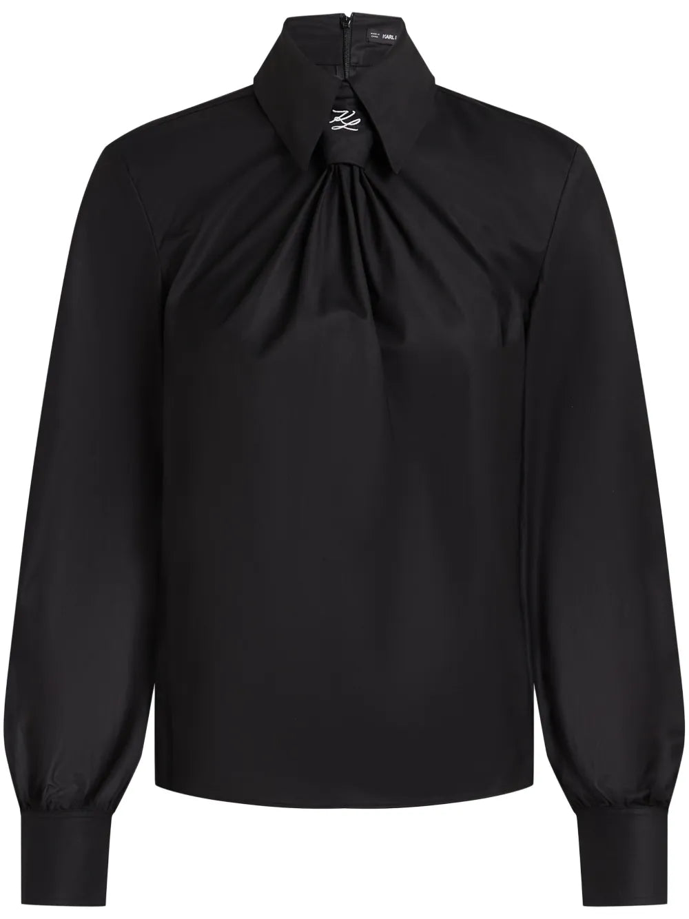 Tie-Embellished Blouse