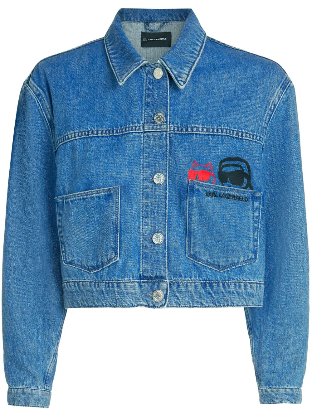 Ikon Cropped Denim Jacket