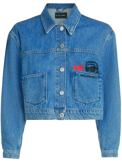 Ikon Cropped Denim Jacket