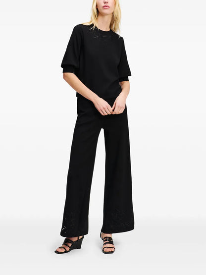 Orchid-Embroidered Sweatshirt