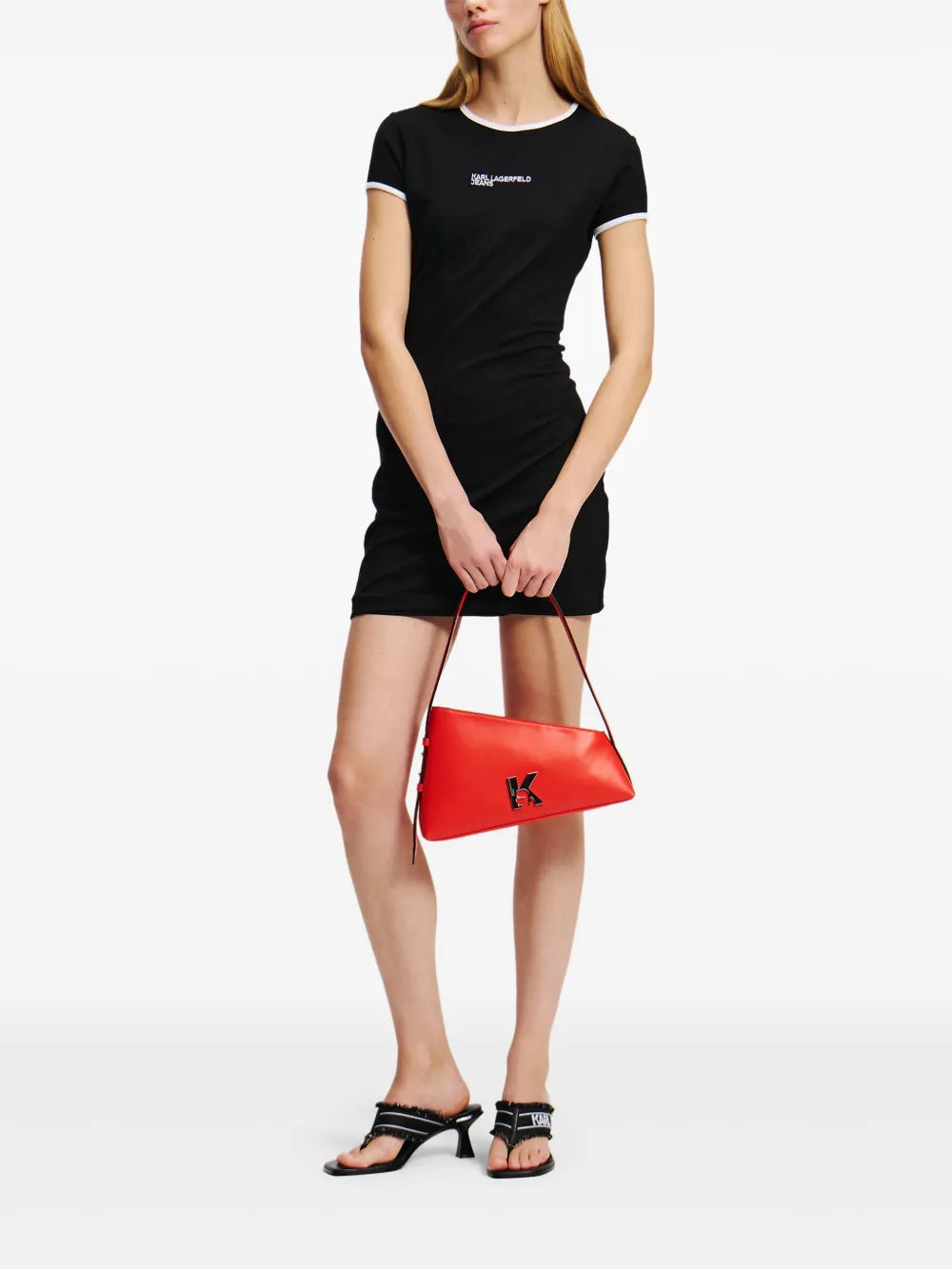 Logo-Embroidered Dress