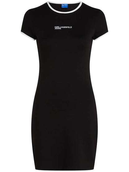 Logo-Embroidered Dress