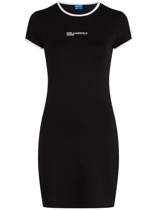 Logo-Embroidered Dress