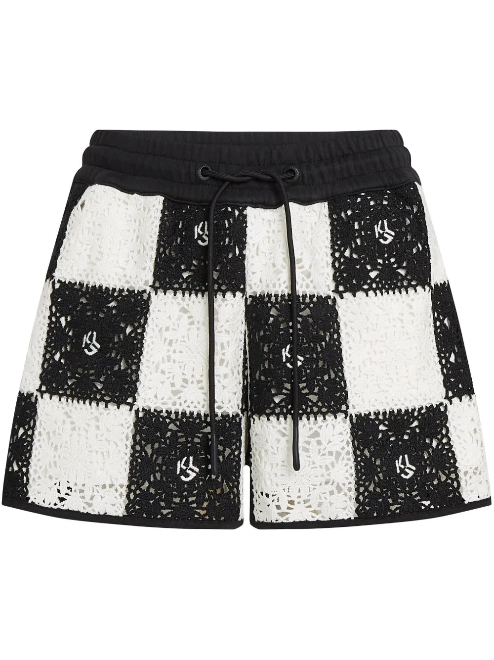 Crochet-Knit Shorts
