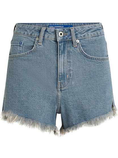 Frayed Denim Shorts