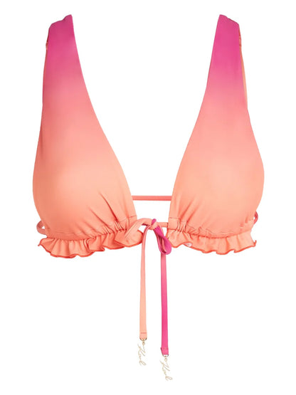 Ombré Triangle Bikini Top