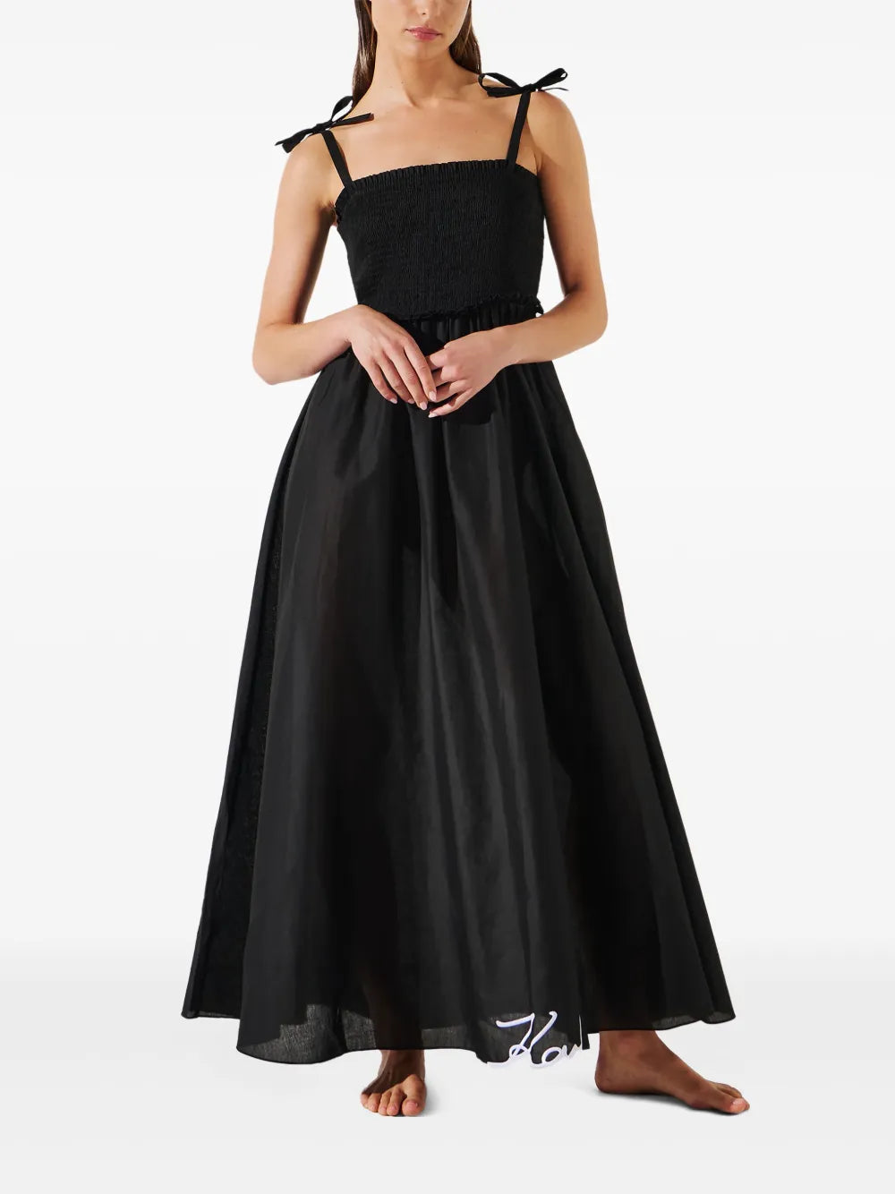 Dna Signature Sheer Beach Maxi Dress