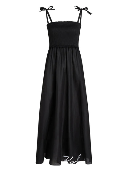 Dna Signature Sheer Beach Maxi Dress