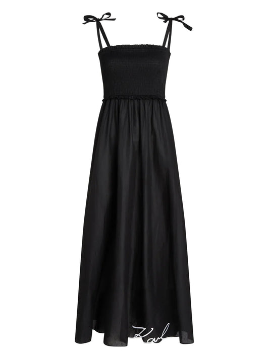 Dna Signature Sheer Beach Maxi Dress