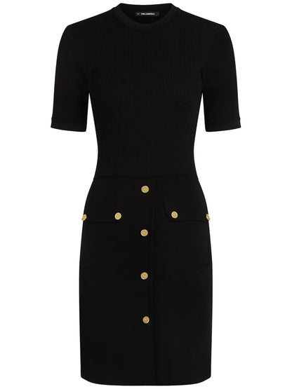 Buttoned-Up Dress