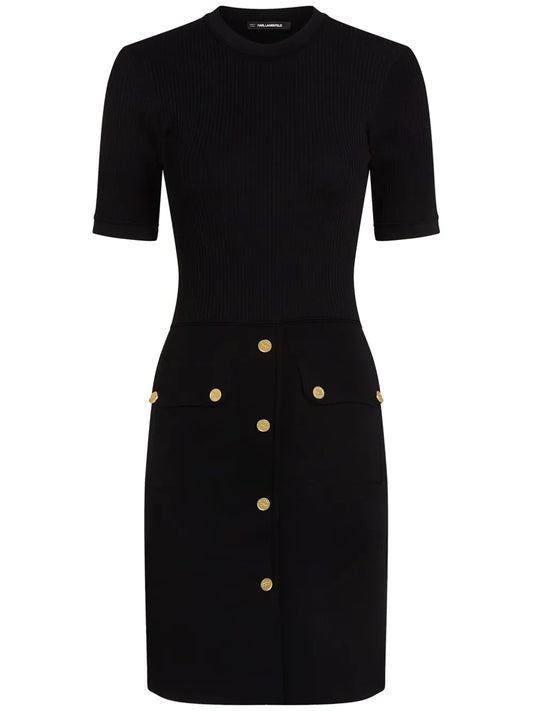 Buttoned-Up Dress