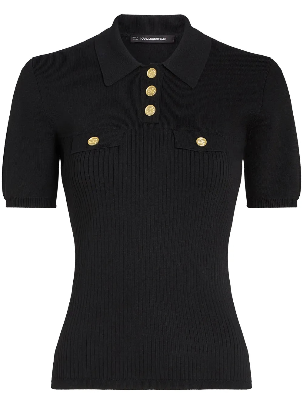 Logo-Buttons Polo Top