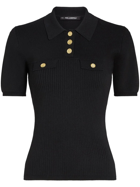Logo-Buttons Polo Top