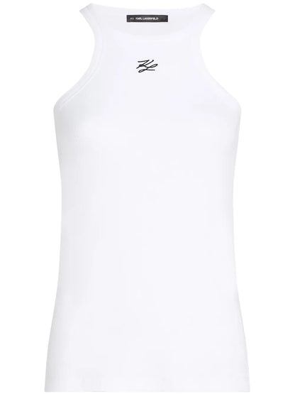 Logo-Embroidered Tank Top
