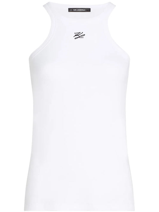 Logo-Embroidered Tank Top