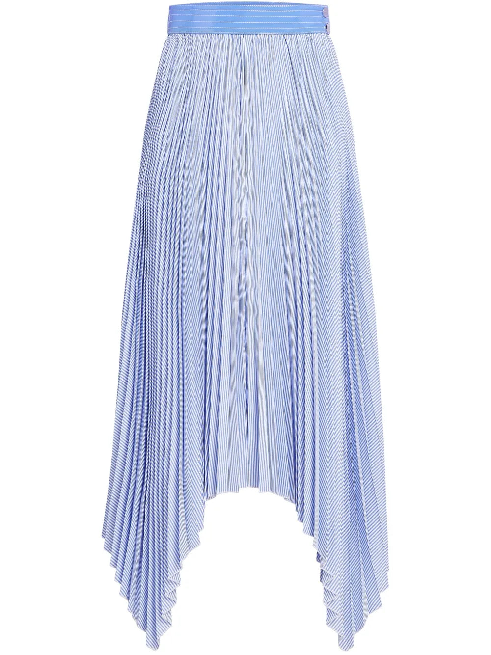 Asymmetric Pleated Skirt