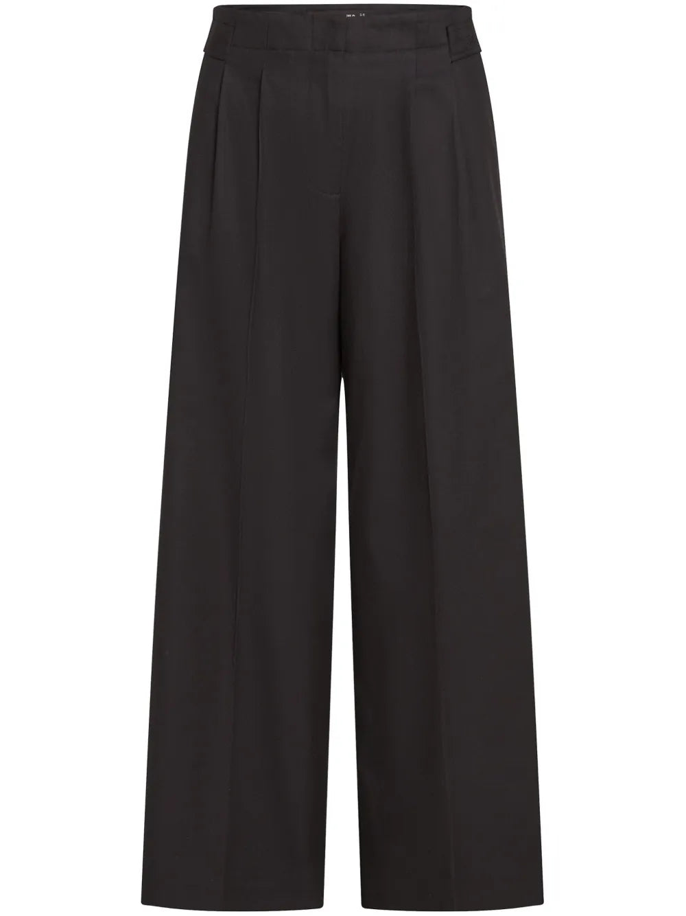 Pleated Wide-Leg Trousers