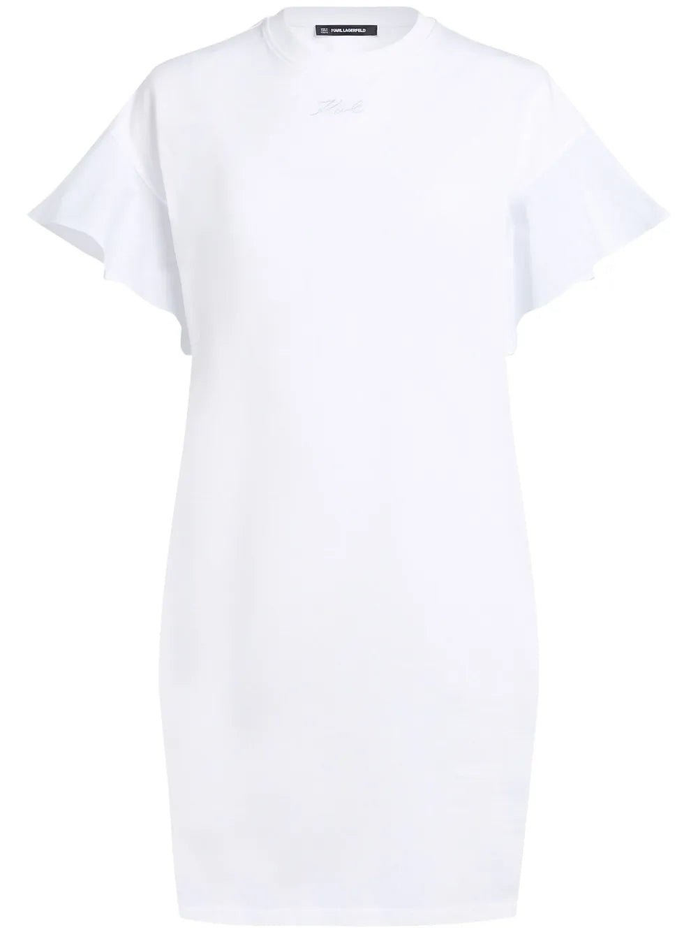 Ruffled-Sleeved Dress