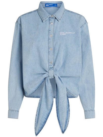 Knot-Detail Shirt