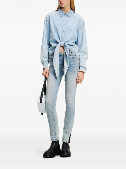 Knot-Detail Shirt