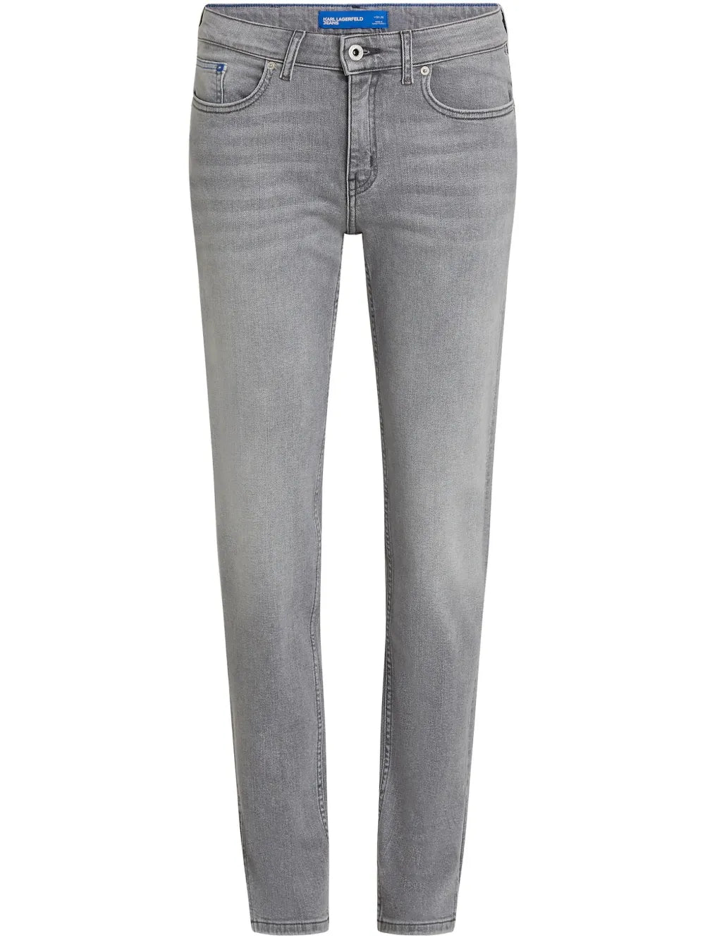Mid-Rise Slim-Cut Jeans