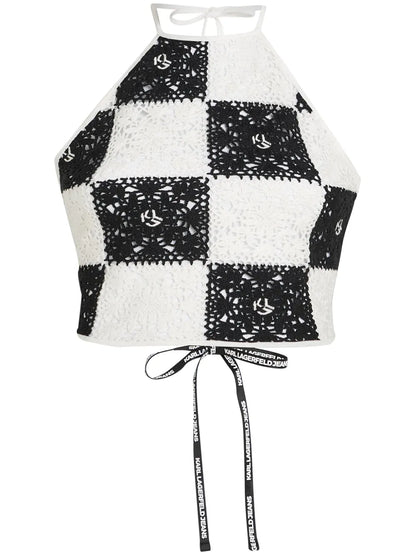 Halterneck Crochet Top