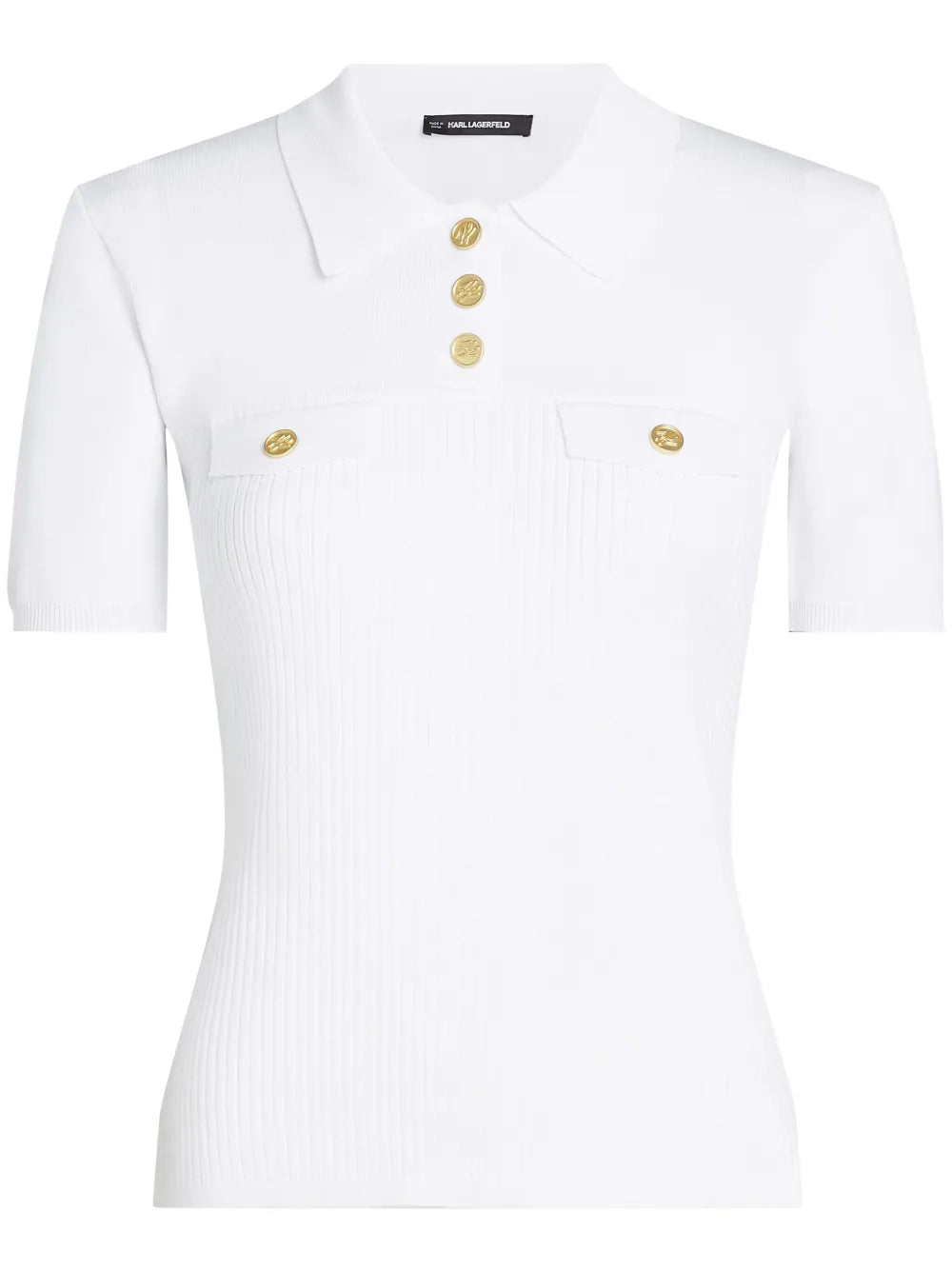 Logo-Buttons Polo Top