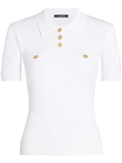 Logo-Buttons Polo Top
