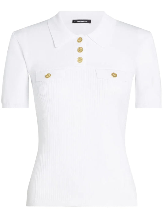 Logo-Buttons Polo Top