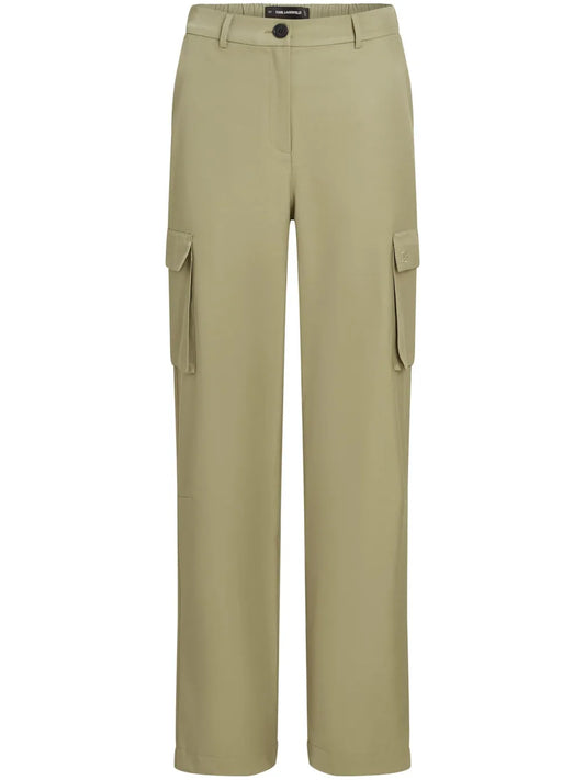 Cotton-Blend Cargo Trousers