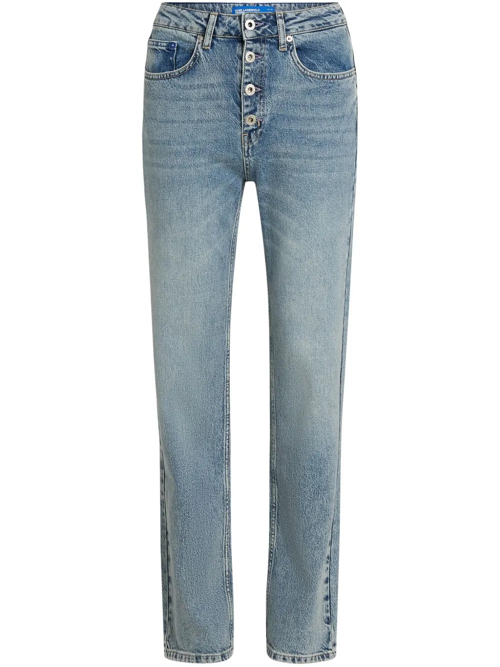 High-Rise Straight-Leg Jeans