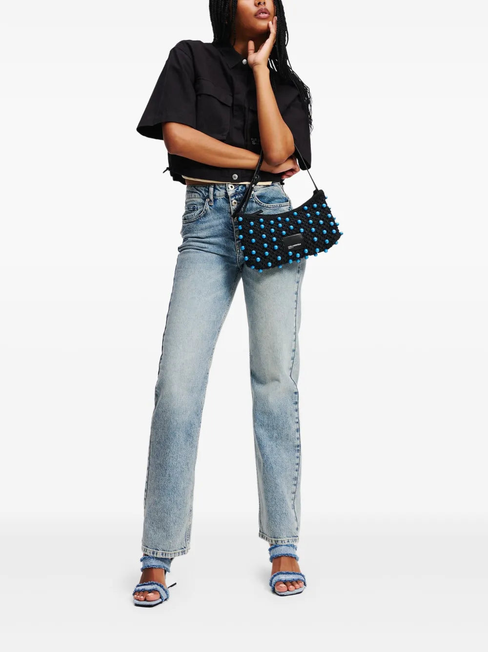 High-Rise Straight-Leg Jeans
