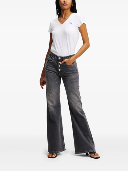 High-Rise Flared Jeans
