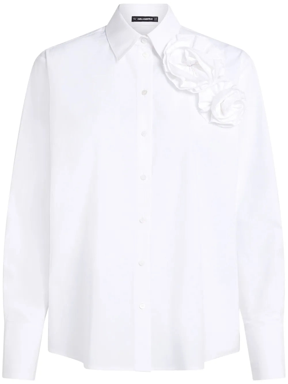 Floral Appliqué Shirt