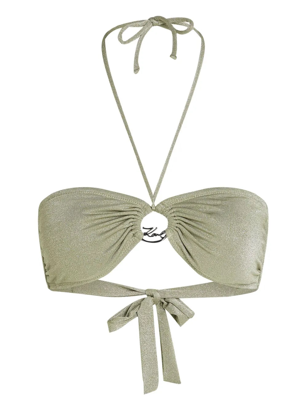 Logo-Ring Bikini Top