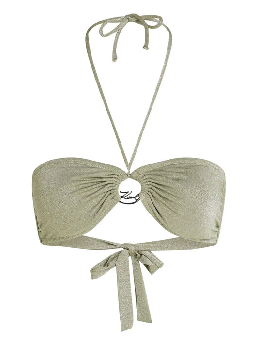Logo-Ring Bikini Top