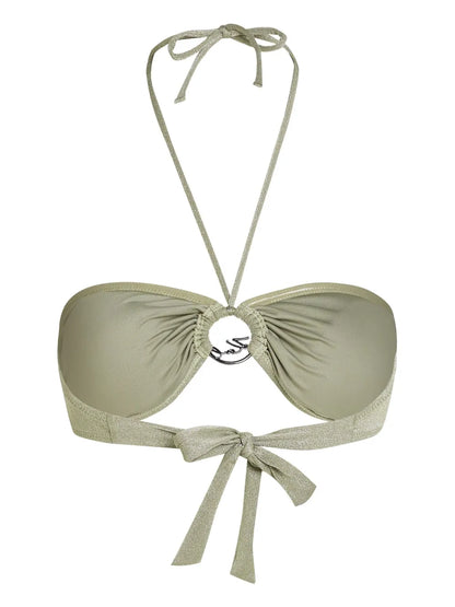 Logo-Ring Bikini Top