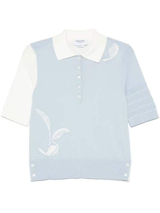 Knitted Polo Top