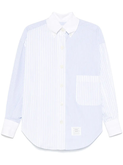 Pinstriped Poplin Shirt