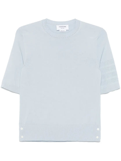 4-Bar Pointelle T-Shirt