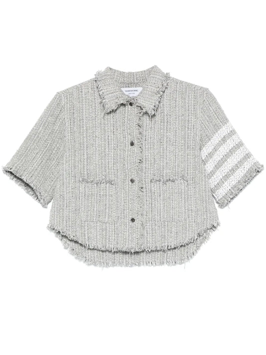 4-Bar Tweed Shirt