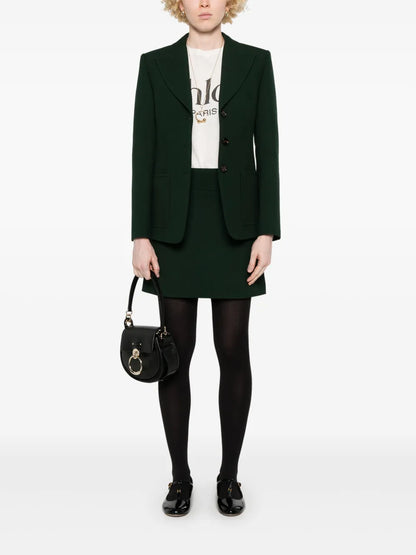 Wool Crepe Blazer