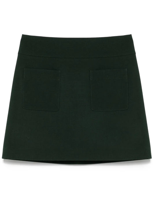 Wool Mini Skirt