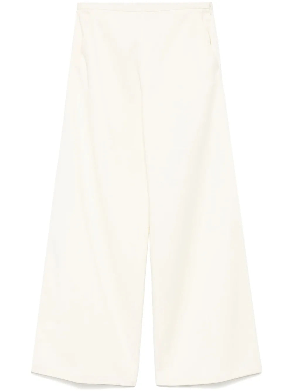 Twill Straight-Leg Trousers