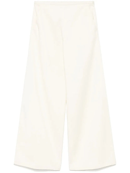 Twill Straight-Leg Trousers